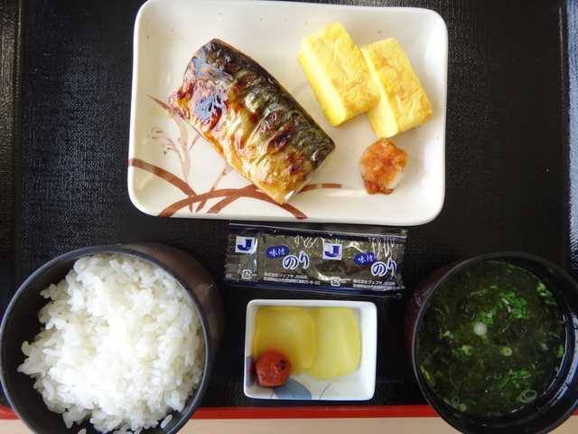 コメショウ　朝ごはん　道の駅はわい　レストランはわい　鳥取県東伯郡湯梨浜町　国道9号線　青谷羽合道路