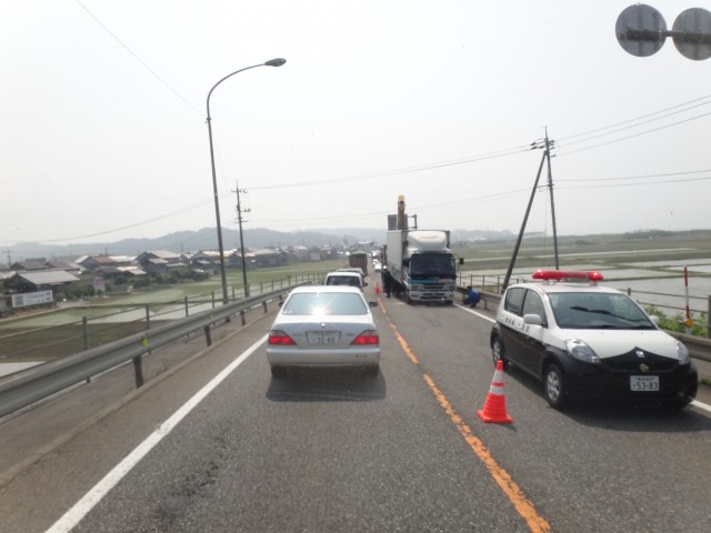 国道９号線　渋滞　鳥取県鳥取市気高町　コメショウ　