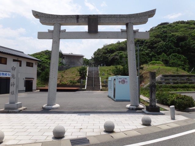 コメショウ 鳥取県鳥取市白兎 白兎神社 鳥居 コメショウ 鳥取県鳥取市白兎 白兎神社 鳥居