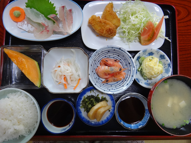 梅御膳　１０００円　お食事処　入潮　国道２５１号線　長崎県雲仙市小浜町北木指3168-7　株式会社日食