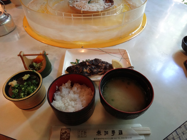 株式会社日食　今日のお昼ごはん　そうめんＡ定食　そうめん流し 奈加夢羅　鹿児島県伊佐市大口山野1921　