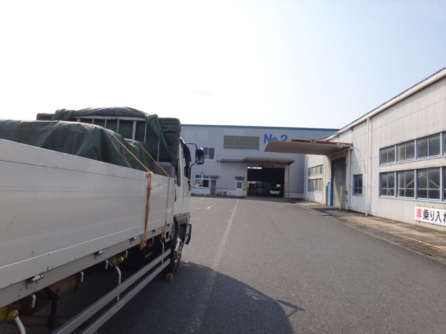 株式会社日食　福岡県遠賀郡水巻町　鶴丸コーケン倉庫　低温倉庫　玄米の引き取り