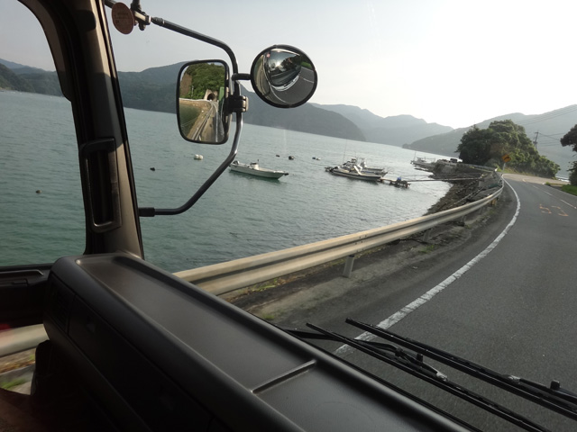 株式会社日食　国道３８９号線　サンセットライン　羊角湾　熊本県天草市河浦町　