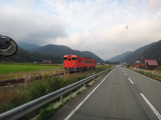 株式会社日食　国道９号線　山口県 山口市 阿東篠目　ＪＲ山口線　キハ４０