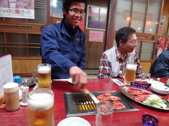 株式会社日食　飲み会　寿司・焼肉　しのぶ　島根県飯石郡飯南町佐見　株式会社ファーム木精　三上さんご夫妻