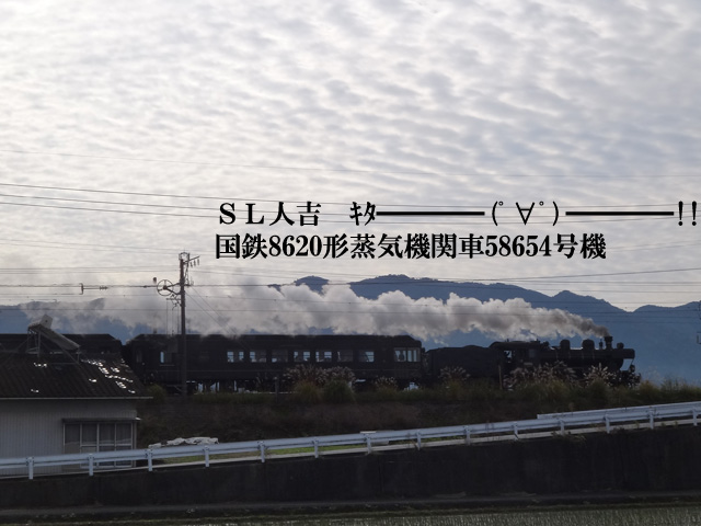 株式会社日食　熊本県八代市　ＳＬ人吉　国鉄8620形蒸気機関車58654号機