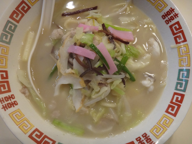 株式会社日食　今日のお昼ごはん　長崎県長崎市新地町　長崎新地中華街　三成號　ちゃんぽん