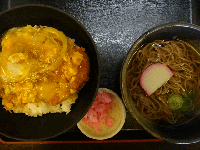 株式会社日食　今日のお昼ごはん　熊本県熊本市西区松尾町　本家　権太樓　日替定食　カツ丼　５５０円