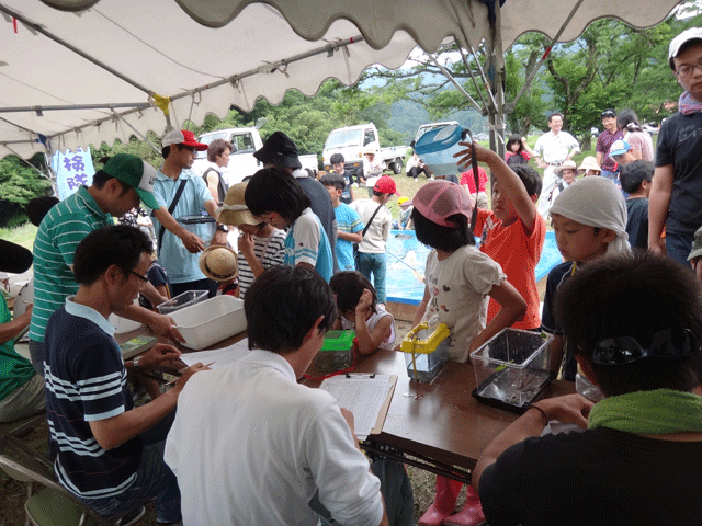 株式会社日食　島根県鹿足郡吉賀町注連川　注連川の糧　第７回　生き物調査