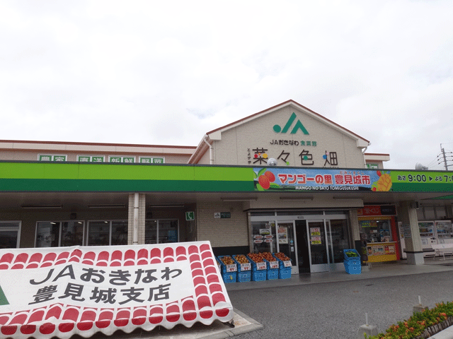 株式会社日食　沖縄県出張　沖縄県豊見城市字豊崎　JAおきなわ食菜館 とよさき菜々色畑