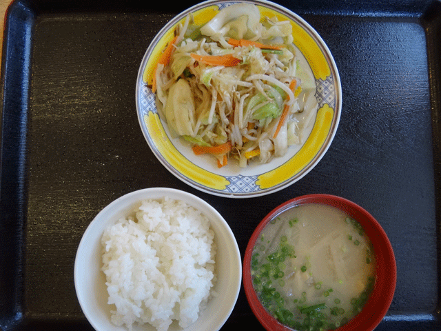 株式会社日食　今日のお昼ごはん野菜炒め　道の駅　竜北　熊本県八代郡氷川町　農村レストラン　