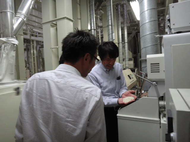株式会社日食　熊本県八代市　工場視察　ＪＡたじま米穀課