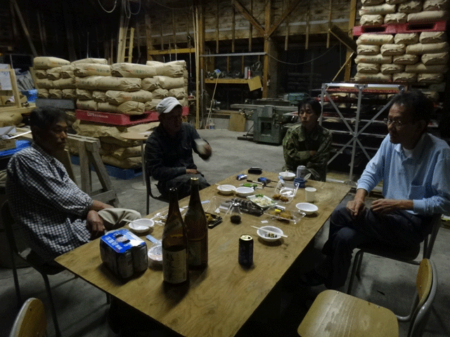 株式会社日食　米積み　飲み会　島根県鹿足郡吉賀町　注連川の糧　特選吉賀米倶楽部