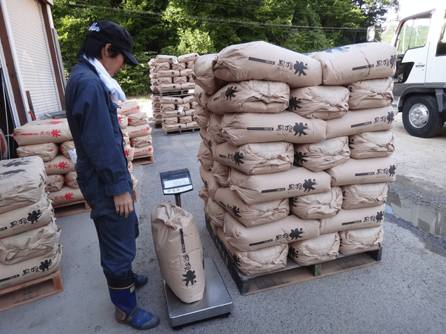 株式会社日食　米検査　株式会社ファーム木精　島根県飯石郡飯南町頓原