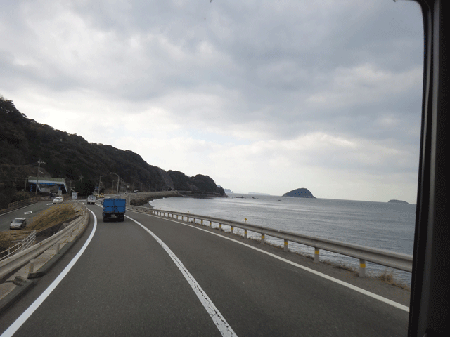 株式会社日食　国道１９１号線　山口県阿武郡阿武町　日本海