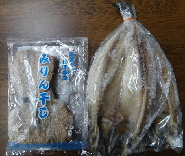 株式会社日食　熊本県天草市河浦町崎津　うらもと屋　あじのみりん干し　さばの干物