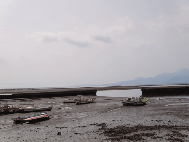 株式会社日食　国道５０１号線　熊本県熊本市西区松尾町　　有明海　島原半島　雲仙