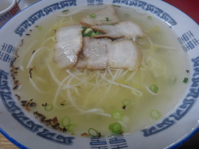 株式会社日食　ラーメン　のり一　鹿児島県鹿児島市山之口町　ラーメン大　４５０円