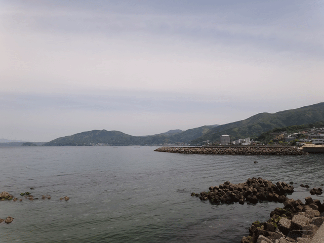 株式会社日食　お食事処　入潮　国道２５１号線　長崎県雲仙市小浜町北木指3168-7　橘湾　小浜温泉