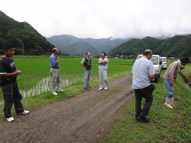 株式会社日食　産地視察　注連川の糧　島根県鹿足郡吉賀町注連川