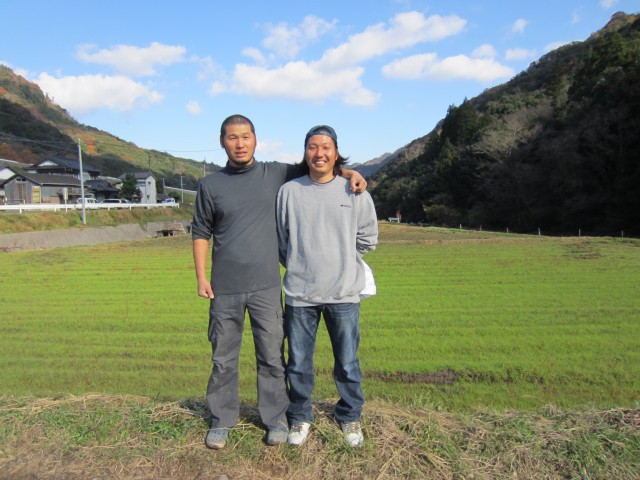 コメショウ　契約生産農家　井上幸宏　井上国宏　大分県中津市本耶馬渓町西谷