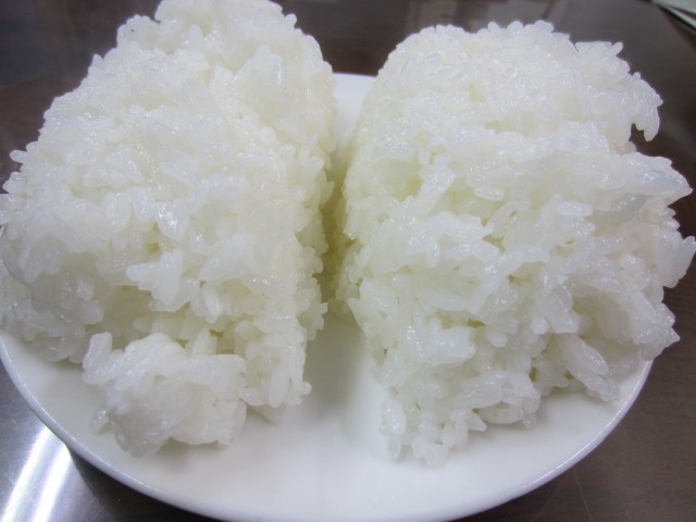 コメショウ　今日のお昼ごはん　炊飯試験　試食
