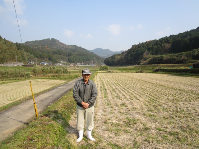 コメショウ　契約生産者　大分県杵築市山香町小武　柴尾さん