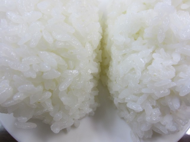 コメショウ　ごはん　試食　晴るる　ヒノヒカリ