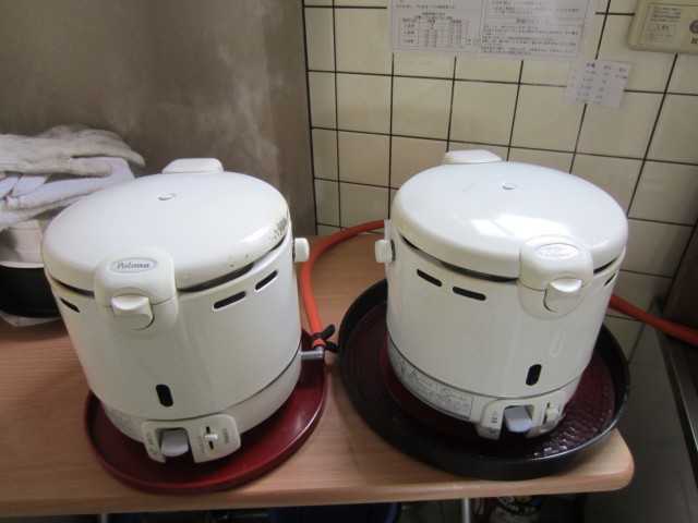 コメショウ　試験精米　食味値測定　ガス炊飯　試食　パロマガス炊飯器