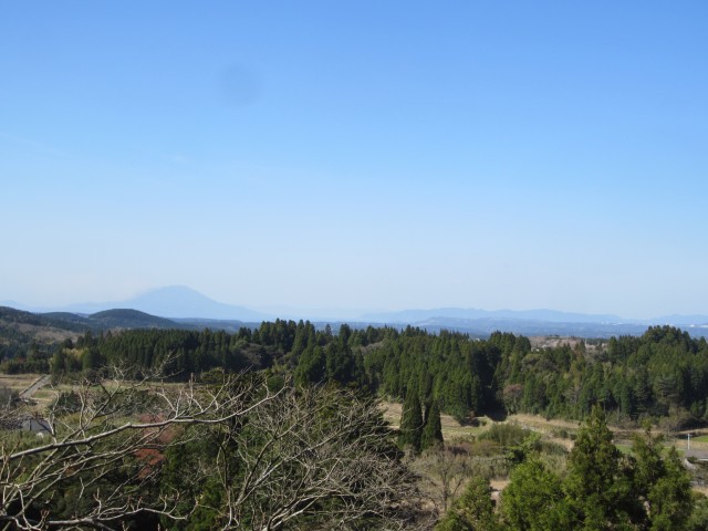 鹿児島県霧島市霧島田口　霧島神宮　展望台　桜島　コメショウ