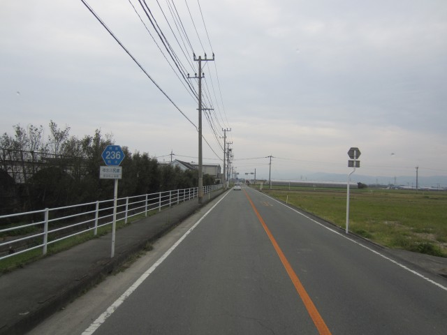 コメショウ　県道２３６号線　熊本県熊本市東区画図町上無田