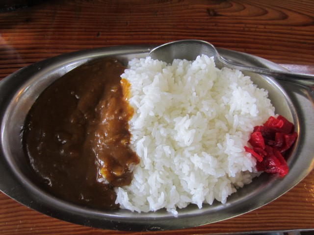 コメショウ　今日のお昼ごはん　山口県 美祢市東厚保町　七福屋　厚保店　カレー大盛り