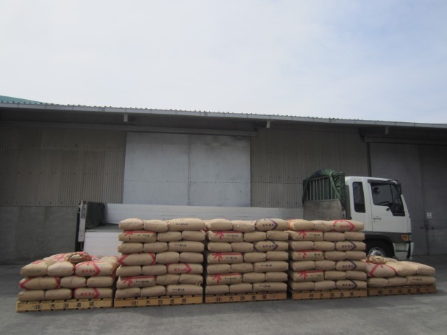 コメショウ　屑米　焼酎用　納品　熊本県八代市