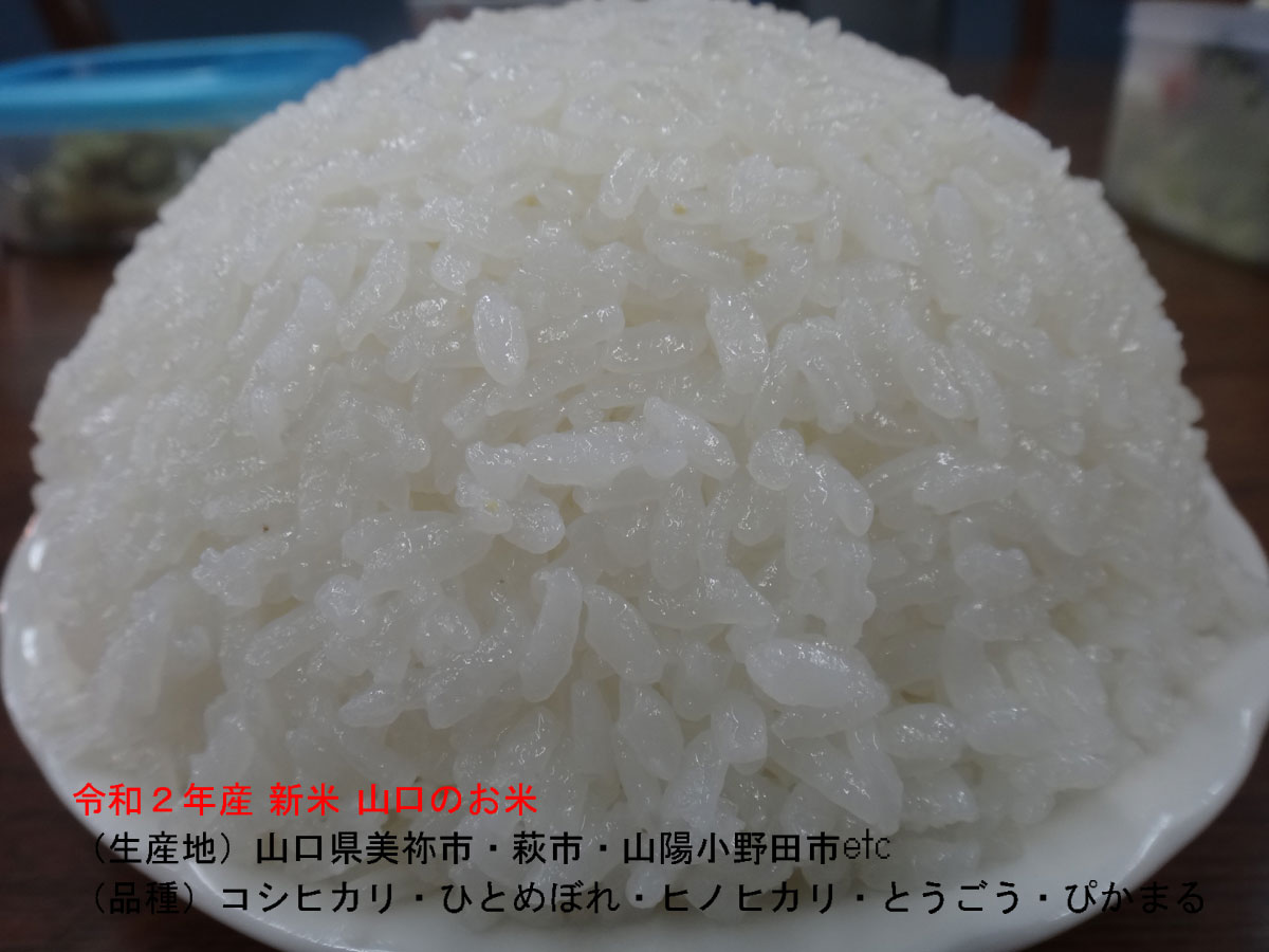 令和2年産 新米 山口のお米を試食 | 日食の棚田米 | 安心・安全・無農薬の美味しいお米
